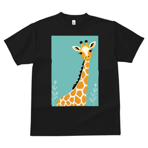 Tシャツ レディース 犬ファン 半袖 春夏 犬柄 プリント カジュアル かわいい 人間用 個性派 ここだけのデザイン 面白 キリン 動物 アフリカ サファリ かわいい