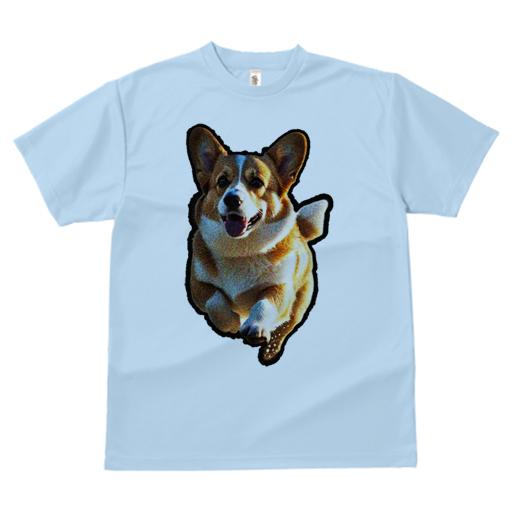 Tシャツ メンズ キッズ 犬ファン 半袖 春夏 犬柄 プリント カジュアル かわいい 人間用 個性派 ここだけのデザイン 面白 コーギー