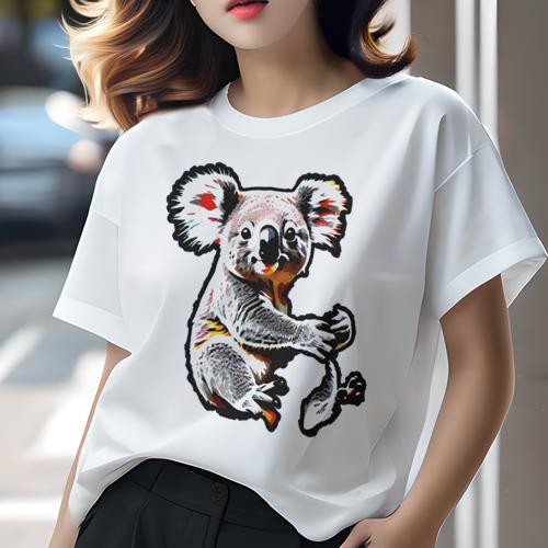 Tシャツ レディース 犬ファン 半袖 春夏 犬柄 プリント カジュアル かわいい 人間用 個性派 ここだけのデザイン 面白 コアラ 動物 オーストラリア かわいい 哺乳類 Tシャツ レディース 犬ファン 半袖 春夏 犬柄 プリント カジュアル かわいい 人間用 個性派 ここだけのデザイン 面白 コアラ 動物 オーストラリア かわいい 哺乳類