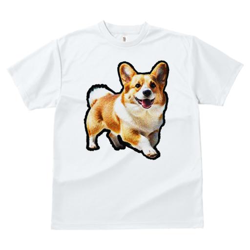 Tシャツ レディース 犬ファン 半袖 春夏 犬柄 プリント カジュアル かわいい 人間用 個性派 ここだけのデザイン 面白 コーギー