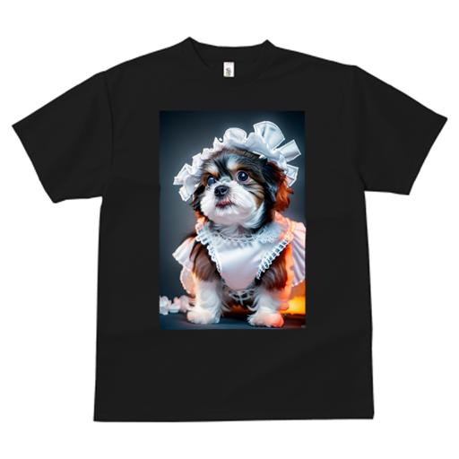 シーズー Tシャツ メンズ キッズ 犬ファン 半袖 春夏 犬柄 プリント カジュアル かわいい 人間用 個性派 ここだけのデザイン 面白 メイド服 シーズー レース