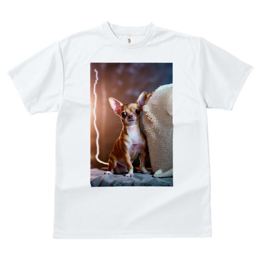 チワワ Tシャツ レディース 犬ファン 半袖 春夏 犬柄 プリント カジュアル かわいい 人間用 個性派 ここだけのデザイン 面白 チワワ