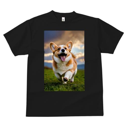 コーギー Tシャツ メンズ キッズ 犬ファン 半袖 春夏 犬柄 プリント カジュアル かわいい 人間用 個性..