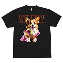 コーギー Tシャツ メンズ キッズ 犬ファン 半袖 春夏 犬柄 プリント カジュアル かわいい 人間用 個性派 ここだけのデザイン 面白 ワンピース コーギー