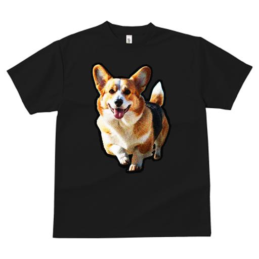 コーギー Tシャツ レディース 犬ファン 半袖 春夏 犬柄 プリント カジュアル かわいい 人間用 個性派 ここだけのデザイン 面白 コーギー