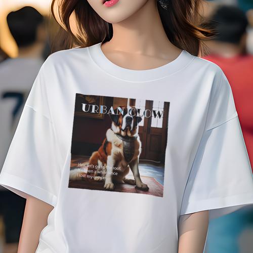 セントバーナード Tシャツ レディース 犬ファン 半袖 春夏 犬柄 プリント カジュアル かわいい 人間用 個性派 ここだけのデザイン 面白 紋章 セントバーナード ドア 室内 セントバーナード Tシャツ レディース 犬ファン 半袖 春夏 犬柄 プリント カジュアル かわいい 人間用 個性派 ここだけのデザイン 面白 紋章 セントバーナード ドア 室内