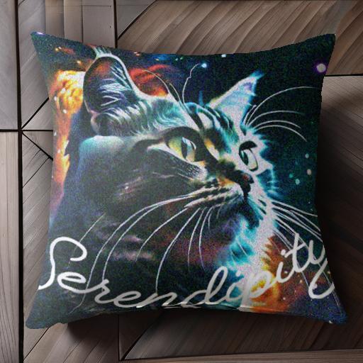 宇宙 星 クッションカバー 45×45cm アニマル柄 おしゃれ 可愛い クッション本体付き 正方形 犬ファン