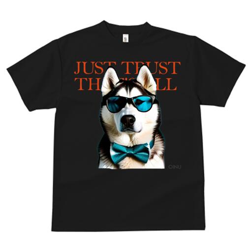 シベリアンハスキー Tシャツ メンズ キッズ 犬ファン 半袖 春夏 犬柄 プリント カジュアル かわいい 人間用 個性派 ここだけのデザイン 面白 サングラス シベリアンハスキー 蝶ネクタイ