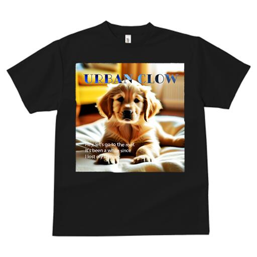 ゴールデンレトリバー Tシャツ レディース 犬ファン 半袖 春夏 犬柄 プリント カジュアル かわいい 人間用 個性派 ここだけのデザイン 面白 犬 ゴールデンレトリバー かわいい ペット 動物