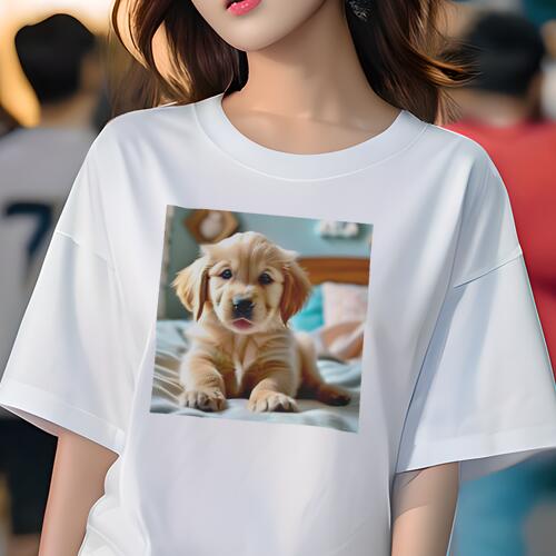 ゴールデンレトリバー Tシャツ レディース 犬ファン 半袖 春夏 犬柄 プリント カジュアル かわいい 人間用 個性派 ここだけのデザイン 面白 ゴールデンレトリバー ゴールデンレトリバー Tシャツ レディース 犬ファン 半袖 春夏 犬柄 プリント カジュアル かわいい 人間用 個性派 ここだけのデザイン 面白 ゴールデンレトリバー