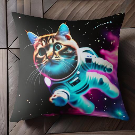 宇宙 宇宙飛行士 スペース 銀河 星雲 クッションカバー 45×45cm アニマル柄 おしゃれ 可愛い クッショ..