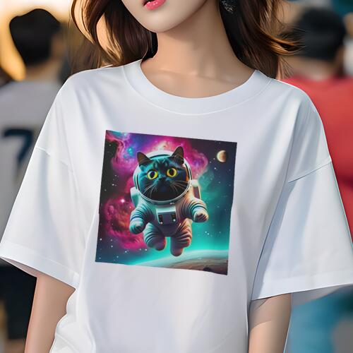Tシャツ レディース 犬ファン 半袖 春夏 犬柄 プリント カジュアル かわいい 人間用 個性派 ここだけのデザイン 面白 宇宙 宇宙飛行士 スペース 星雲 惑星 Tシャツ レディース 犬ファン 半袖 春夏 犬柄 プリント カジュアル かわいい 人間用 個性派 ここだけのデザイン 面白 宇宙 宇宙飛行士 スペース 星雲 惑星