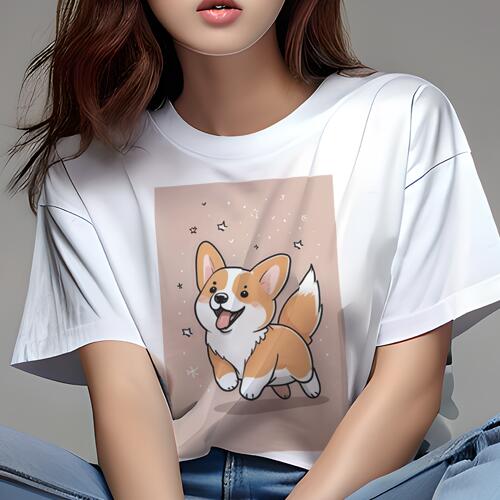 コーギー Tシャツ レディース 犬ファン 半袖 春夏 犬柄 プリント カジュアル かわいい 人間用 個性派 ここだけのデザイン 面白 星 コーギー キラキラ コーギー Tシャツ レディース 犬ファン 半袖 春夏 犬柄 プリント カジュアル かわいい 人間用 個性派 ここだけのデザイン 面白 星 コーギー キラキラ
