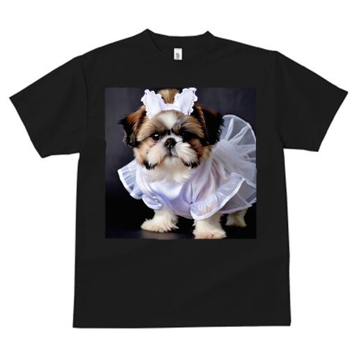 シーズー Tシャツ メンズ キッズ 犬ファン 半袖 春夏 犬柄 プリント カジュアル かわいい 人間用 個性..