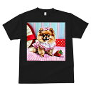 ポメラニアン Tシャツ メンズ キッズ 犬ファン 半袖 春夏 犬柄 プリント カジュアル かわいい 人間用 個性派 ここだけのデザイン 面白 リボン ポメラニアン いちご チェック柄 ワンピース
