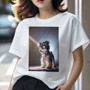 シーズー Tシャツ レディース 犬ファン 半袖 春夏 犬柄 プリント カジュアル かわいい 人間用 個性派 ここだけのデザイン 面白 シーズー(4)