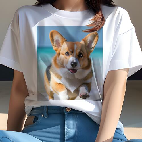 コーギー Tシャツ レディース 犬ファン 半袖 春夏 犬柄 プリント カジュアル かわいい 人間用 個性派 ここだけのデザイン 面白 海 コーギー ビーチ 夏 休暇 コーギー Tシャツ レディース 犬ファン 半袖 春夏 犬柄 プリント カジュアル かわいい 人間用 個性派 ここだけのデザイン 面白 海 コーギー ビーチ 夏 休暇