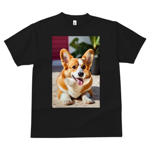 コーギー Tシャツ メンズ キッズ 犬ファン 半袖 春夏 犬柄 プリント カジュアル かわいい 人間用 個性..