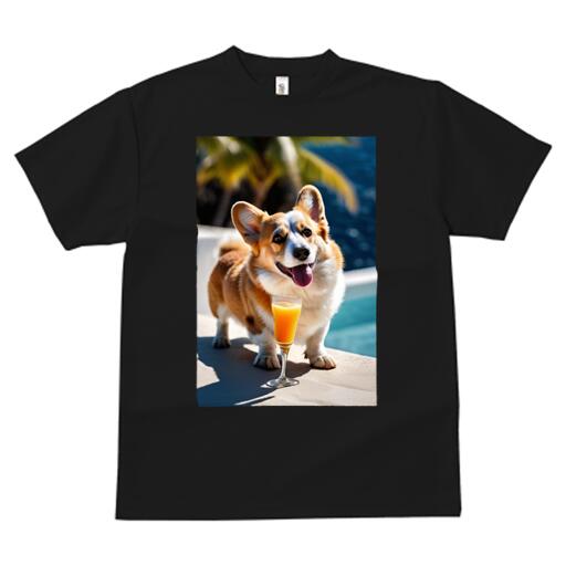 コーギー Tシャツ メンズ キッズ 犬ファン 半袖 春夏 犬柄 プリント カジュアル かわいい 人間用 個性..