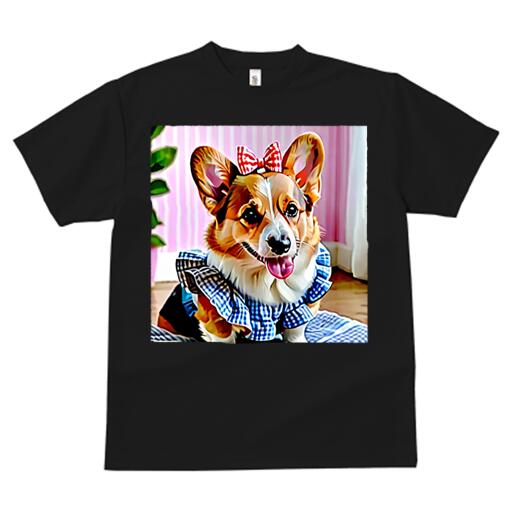 コーギー Tシャツ メンズ キッズ 犬ファン 半袖 春夏 犬柄 プリント カジュアル かわいい 人間用 個性..