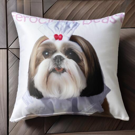 犬用帽子 シーズー 犬用よだれかけ クッションカバー 45×45cm アニマル柄 おしゃれ 可愛い クッション..