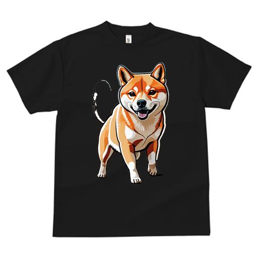 柴犬 Tシャツ メンズ キッズ 犬ファン 半袖 春夏 犬柄 プリント カジュアル かわいい 人間用 個性派 ここだけのデザイン 面白 柴犬