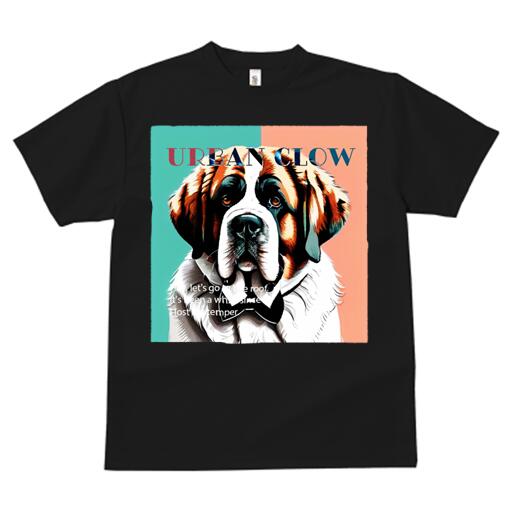 セントバーナード Tシャツ メンズ キッズ 犬ファン 半袖 春夏 犬柄 プリント カジュアル かわい