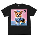 コーギー Tシャツ メンズ キッズ 犬ファン 半袖 春夏 犬柄 プリント カジュアル かわいい 人間用 個性派 ここだけのデザイン 面白 リボン コーギー ギンガムチェック ワンピース