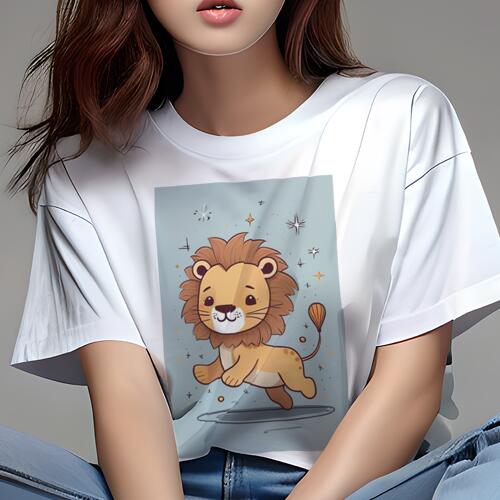 Tシャツ レディース 犬ファン 半袖 春夏 犬柄 プリント カジュアル かわいい 人間用 個性派 ここだけのデザイン 面白 かわいい イラスト 星 動物 ライオン Tシャツ レディース 犬ファン 半袖 春夏 犬柄 プリント カジュアル かわいい 人間用 個性派 ここだけのデザイン 面白 かわいい イラスト 星 動物 ライオン