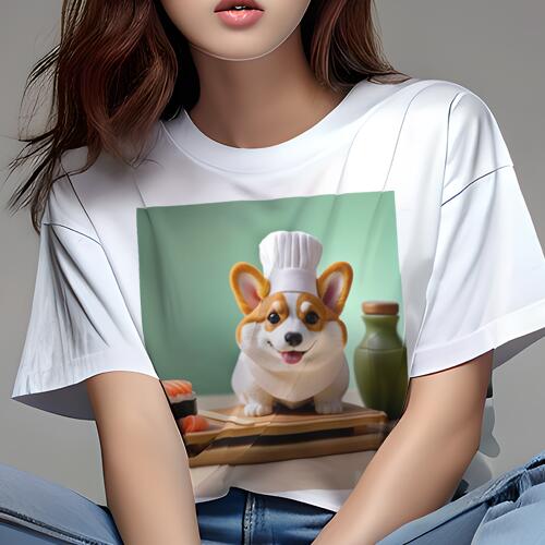 コーギー Tシャツ レディース 犬ファン 半袖 春夏 犬柄 プリント カジュアル かわいい 人間用 個性派 ..