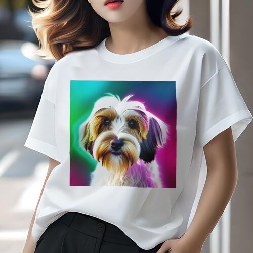 マルチーズ,シーズー Tシャツ レディース 犬ファン 半袖 春夏 犬柄 プリント カジュアル かわいい 人間用 個性派 ここだけのデザイン 面白 マルチーズ,シーズー