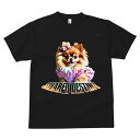 ポメラニアン Tシャツ メンズ キッズ 犬ファン 半袖 春夏 犬柄 プリント カジュアル かわいい 人間用 個性派 ここだけのデザイン 面白 リボン ポメラニアン ワンピース