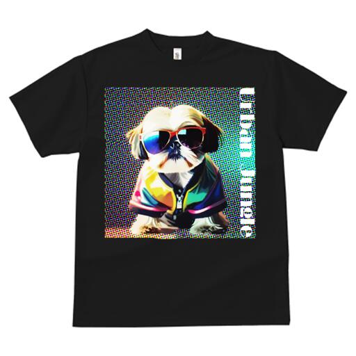 シーズー Tシャツ メンズ キッズ 犬ファン 半袖 春夏 犬柄 プリント カジュアル かわいい 人間用 個性派 ここだけのデザイン 面白 サングラス シーズー ジャケット