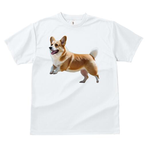 コーギー Tシャツ レディース 犬ファン 半袖 春夏 犬柄 プリント カジュアル かわいい 人間用 個性派 ここだけのデザイン 面白 かわいい コーギー 犬 ペット 動物