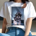 シーズー Tシャツ レディース 犬ファン 半袖 春夏 犬柄 プリント カジュアル かわいい 人間用 個性派 ここだけのデザイン 面白 シーズー(4)