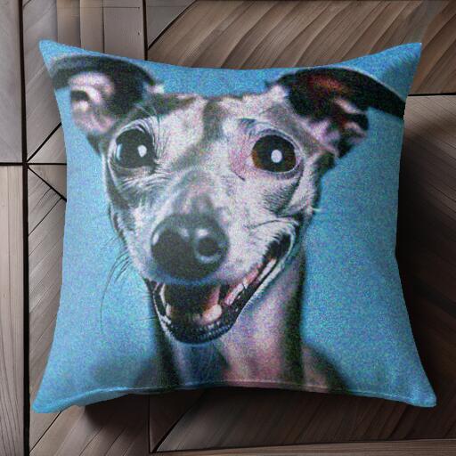 イタリアングレーハウンド クッションカバー 45×45cm アニマル柄 おしゃれ 可愛い クッション本体付き ..