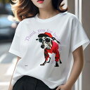 イタリアングレーハウンド Tシャツ レディース 犬ファン 半袖 春夏 犬柄 プリント カジュアル かわいい 人間用 個性派 ここだけのデザイン 面白 帽子 イタリアングレーハウンド サングラス 服(4)