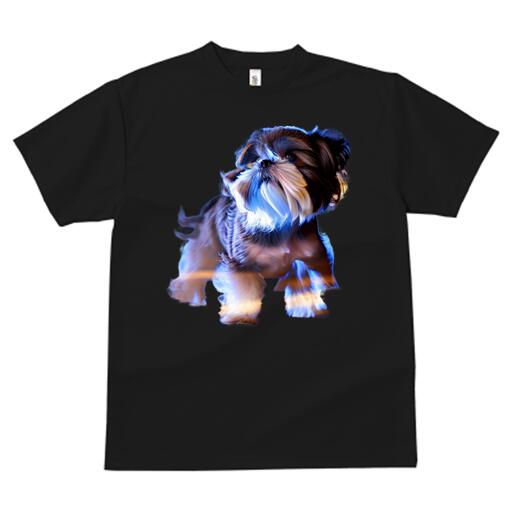 シーズー Tシャツ メンズ キッズ 犬ファン 半袖 春夏 犬柄 プリント カジュアル かわいい 人間用 個性派 ここだけのデザイン 面白 シーズー