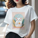Tシャツ レディース 犬ファン 半袖 春夏 犬柄 プリント カジュアル かわいい 人間用 個性派 ここだけのデザイン 面白 クッキー かわいい イラスト 動物 葉