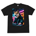 柴犬 Tシャツ メンズ キッズ 犬ファン 半袖 春夏 犬柄 プリント カジュアル かわいい 人間用 個性派 ここだけのデザイン 面白 DJ 柴犬 ヘッドホン フーディー ミュージック
