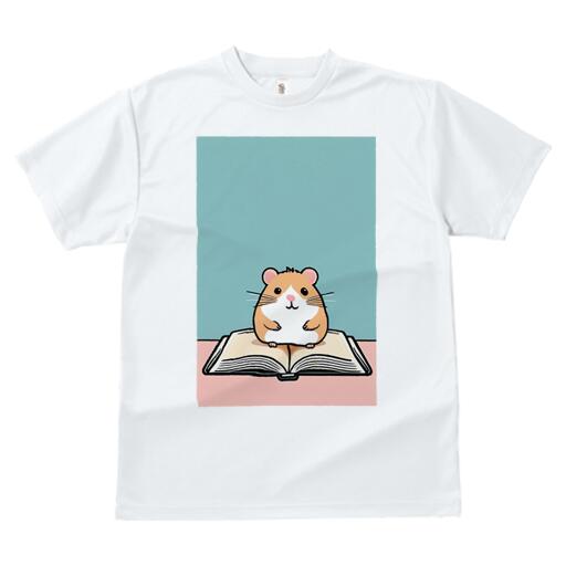 Tシャツ レディース 犬ファン 半袖 春夏 犬柄 プリント カジュアル かわいい 人間用 個性派 ここだけのデザイン 面白 本 かわいい イラスト 動物 ハムスター