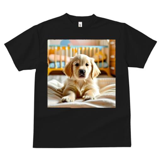 ゴールデンレトリバー Tシャツ メンズ キッズ 犬ファン 半袖 春夏 犬柄 プリント カジュアル かわいい ..