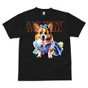 コーギー Tシャツ メンズ キッズ 犬ファン 半袖 春夏 犬柄 プリント カジュアル かわいい 人間用 個性派 ここだけのデザイン 面白 ワンピース コーギー リボン