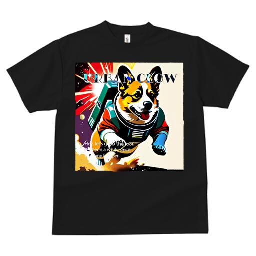 コーギー Tシャツ レディース 犬ファン 半袖 春夏 犬柄 プリント カジュアル かわいい 人間用 個性派 ここだけのデザイン 面白 宇宙 コーギー スペース 宇宙飛行士 クール
