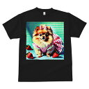 ポメラニアン Tシャツ メンズ キッズ 犬ファン 半袖 春夏 犬柄 プリント カジュアル かわいい 人間用 個性派 ここだけのデザイン 面白 イチゴ ポメラニアン リボン チェック柄 ワンピース