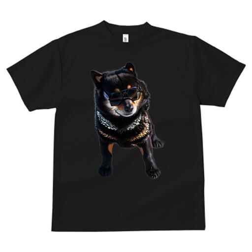 楽天フロントップ楽天市場店柴犬 Tシャツ メンズ キッズ 犬ファン 半袖 春夏 犬柄 プリント カジュアル かわいい 人間用 個性派 ここだけのデザイン 面白 サングラス 柴犬 クール アクセサリー