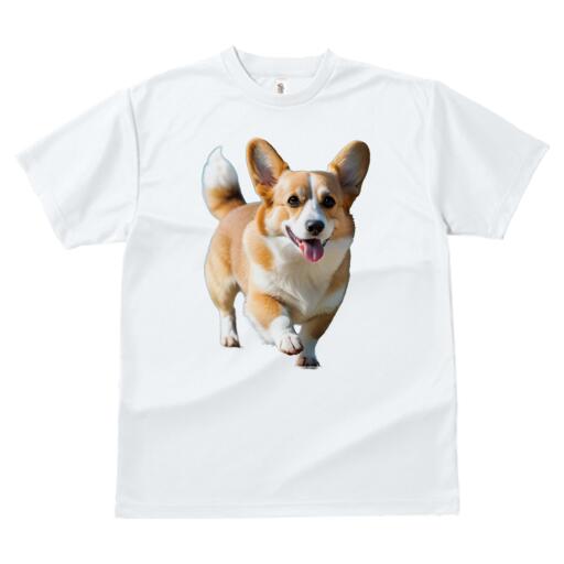 コーギー Tシャツ レディース 犬ファン 半袖 春夏 犬柄 プリント カジュアル かわいい 人間用 個性派 ここだけのデザイン 面白 イヌ コーギー ペット 動物 かわいい