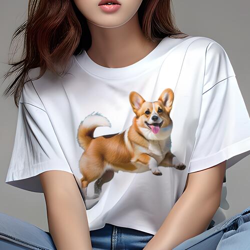 コーギー Tシャツ レディース 犬ファン 半袖 春夏 犬柄 プリント カジュアル かわいい 人間用 個性派 ここだけのデザイン 面白 笑顔 コーギー ジャンプ コーギー Tシャツ レディース 犬ファン 半袖 春夏 犬柄 プリント カジュアル かわいい 人間用 個性派 ここだけのデザイン 面白 笑顔 コーギー ジャンプ