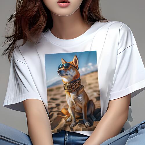 柴犬 Tシャツ レディース 犬ファン 半袖 春夏 犬柄 プリント カジュアル かわいい 人間用 個性派 ここだけのデザイン 面白 サングラス 柴犬 砂漠 首輪 柴犬 Tシャツ レディース 犬ファン 半袖 春夏 犬柄 プリント カジュアル かわいい 人間用 個性派 ここだけのデザイン 面白 サングラス 柴犬 砂漠 首輪
