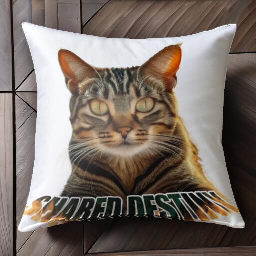 猫 クッションカバー 45×45cm アニマル柄 おしゃれ 可愛い クッション本体付き 正方形 犬ファン